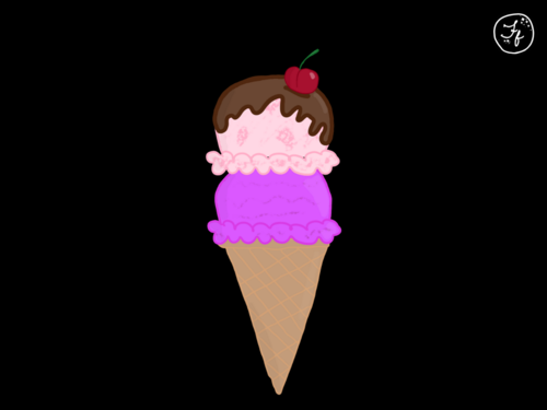 Ice cream illustration