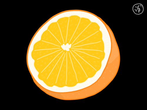 Orange illustration